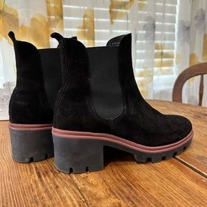 Antonio de Falia Black Suede Boots Size 9